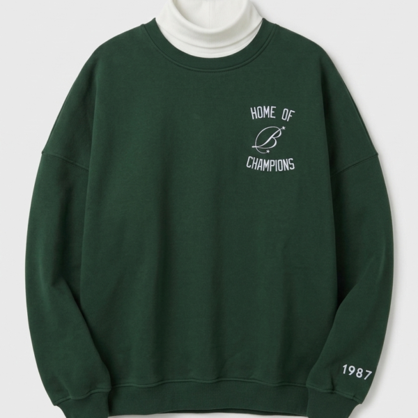Forest Dual-Collar Sweatshirt